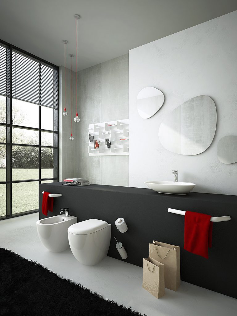 catalogo 3D rendering sanitari